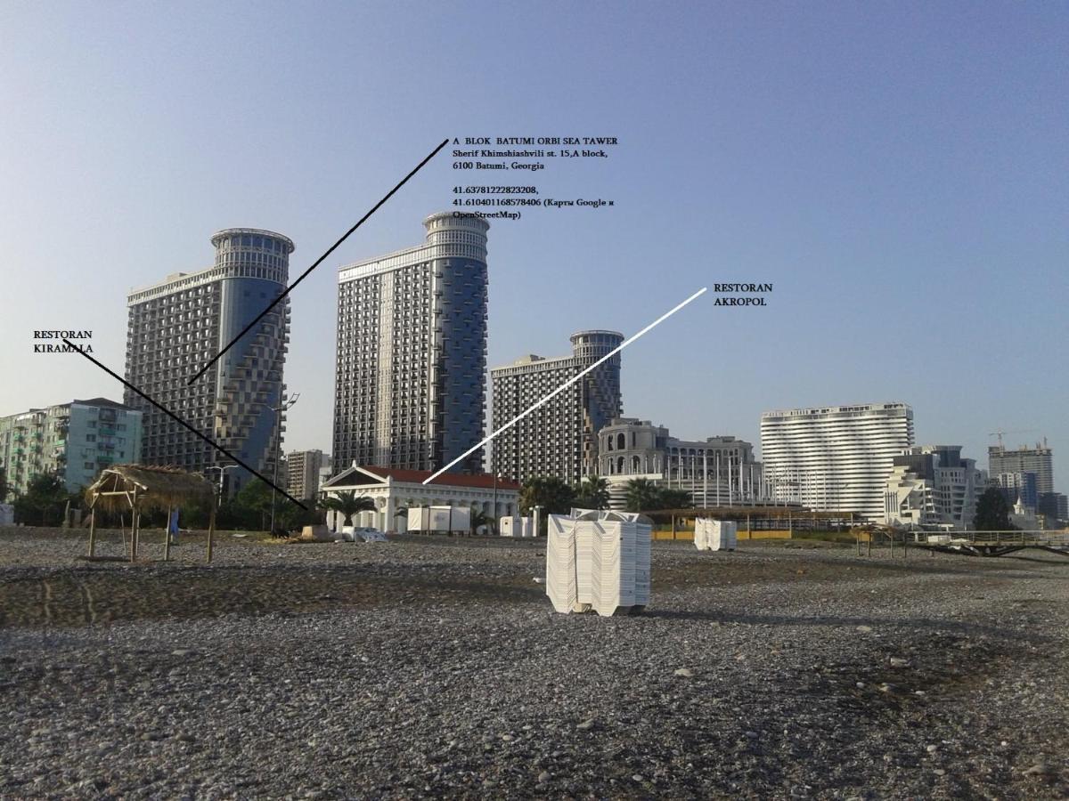 Batumi Orbi Sea Tawer Apartman Kültér fotó
